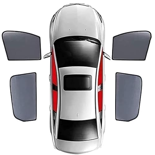 Auto-Seitenfenster-Sonnenschutz, für Audi Q2 2020-2023 Sonnenschutz Anti UV Auto Windschutzscheibe Fenster Visier Car Shades,C von POMAD