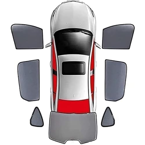 Auto-Seitenfenster-Sonnenschutz, für Audi Q3 F3 2018-2022 Sonnenschutz Anti UV Auto Windschutzscheibe Fenster Visier Car Shades,E von POMAD