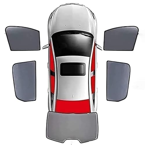 Auto-Seitenfenster-Sonnenschutz, für Audi Q5 I (8R, Facelift 2012) SUV 2012-2016 Sonnenschutz Anti UV Auto Windschutzscheibe Fenster Visier Car Shades,D von POMAD