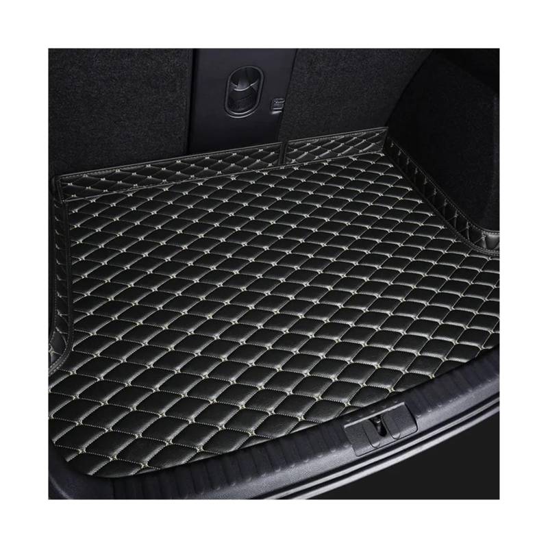Kofferraummatte Kofferraumschutz Laderaumwanne Autoteppich Innenausstattung, Zubehör Für B&MW F12 6er-Reihe F06 E63 G32 GT Kofferraummatten(Black Beige) von POMPOMPUR