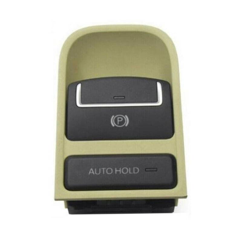 POMUHYE Auto Handbremse Kompatibel Mit VW Für Tiguan 2010 2011 2012 2013 2014 2015 2016 2017 Beige Auto Handbremsschalter Bremsknopf Auto Bremsschalter von POMUHYE