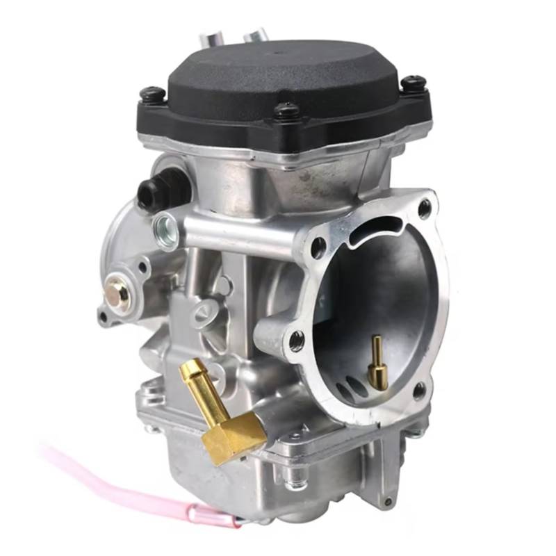 POMUHYE Motorräder Vergaser Für Sportster Für Road-King Für Super-Glide 40mm Für CV40 Für XL883 27421-99C Carb Motorrad Vergaser 40mm Motor Upgrade Teile(Silver Set) von POMUHYE