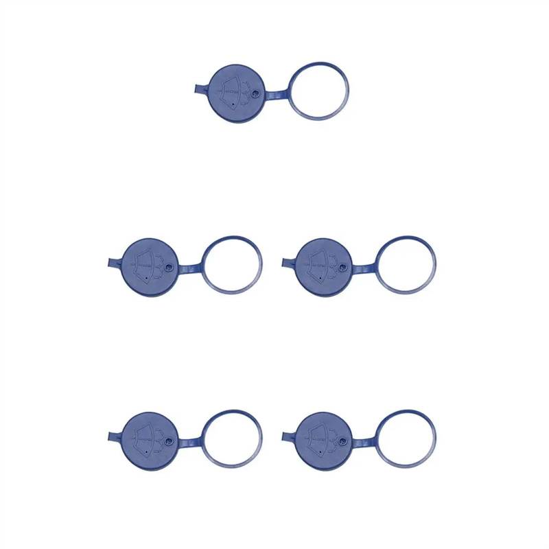 POMUHYE Scheibenwaschkappe Kompatibel Mit Peugeot Für 106 Für 206 Auto-Wischerwassertank-Waschflaschenverschluss Scheibenwaschflüssigkeitsflaschenverschluss Auto-Sprühflaschenverschluss(5pcs) von POMUHYE