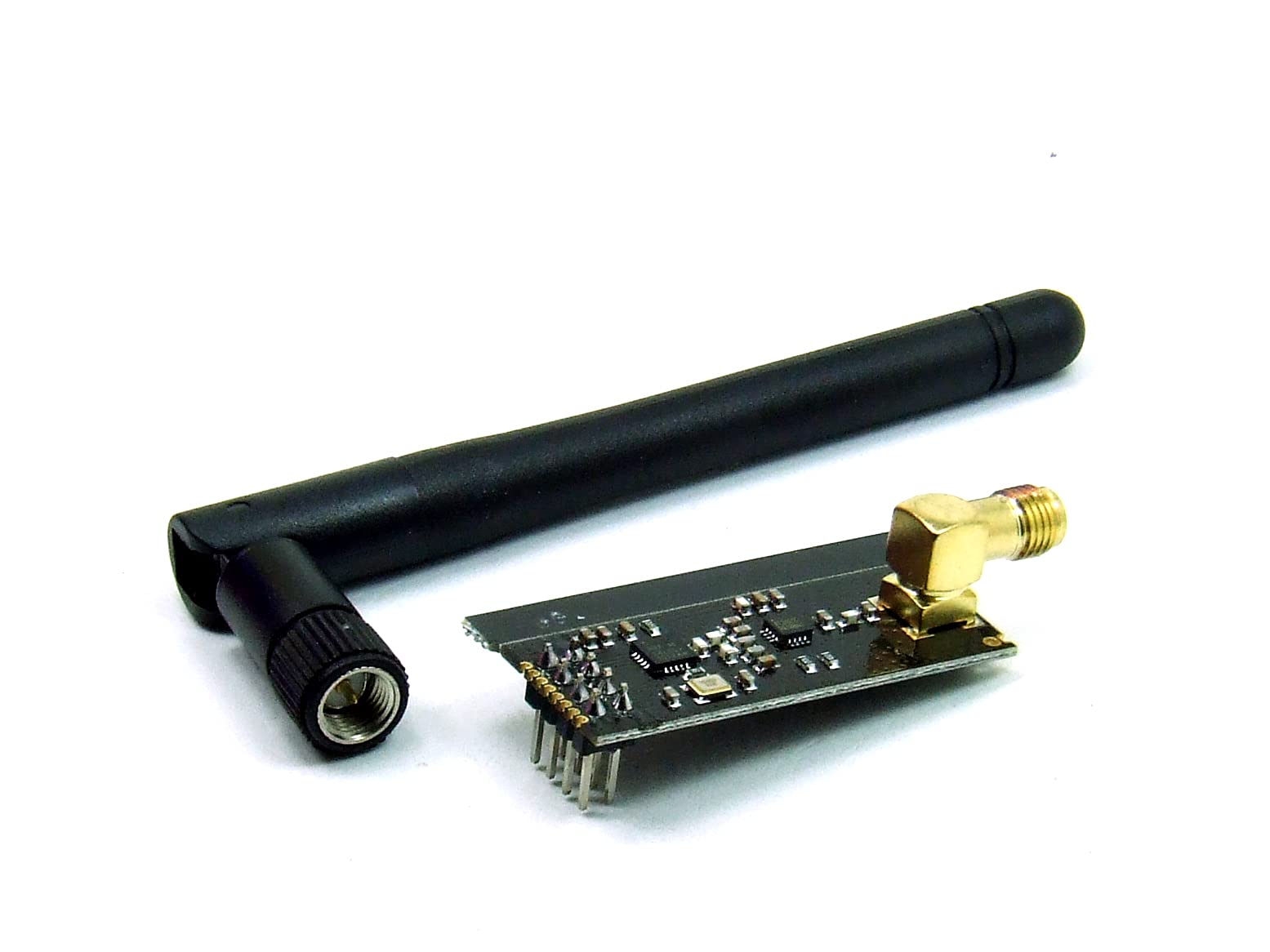 POPESQ® 1 Stk. x NRF24L01+ 2.4G Wireless Transceiver Module mit Verstärker und Antenne 100m #A4288 von POPESQ