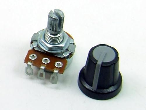 POPESQ® 1 Stk. x Potentiometer mit Kappe 50K Linear Kabel #A2080 von POPESQ