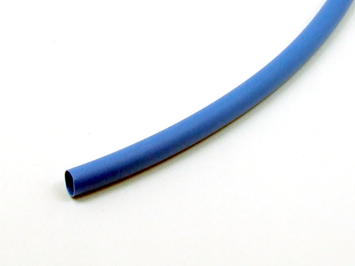 POPESQ® 1 m x Schrumpfschlauch 2.4mm 2:1 Blau #A2749 von POPESQ