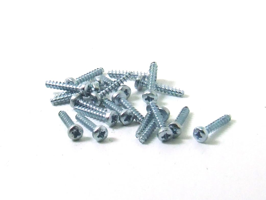 POPESQ® 20 Stk. x Schrauben 2.5mm x 14mm für Kunststoff #A5872 von POPESQ