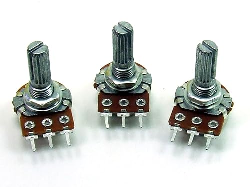 POPESQ® 3 Stk. x Potentiometer 1K Logaritmisch PCB #A2260 von POPESQ