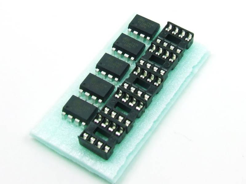 POPESQ® 5 Stk. x ATTINY45-20PU kompatibel mit Arduino mit Sockel #A71 von POPESQ