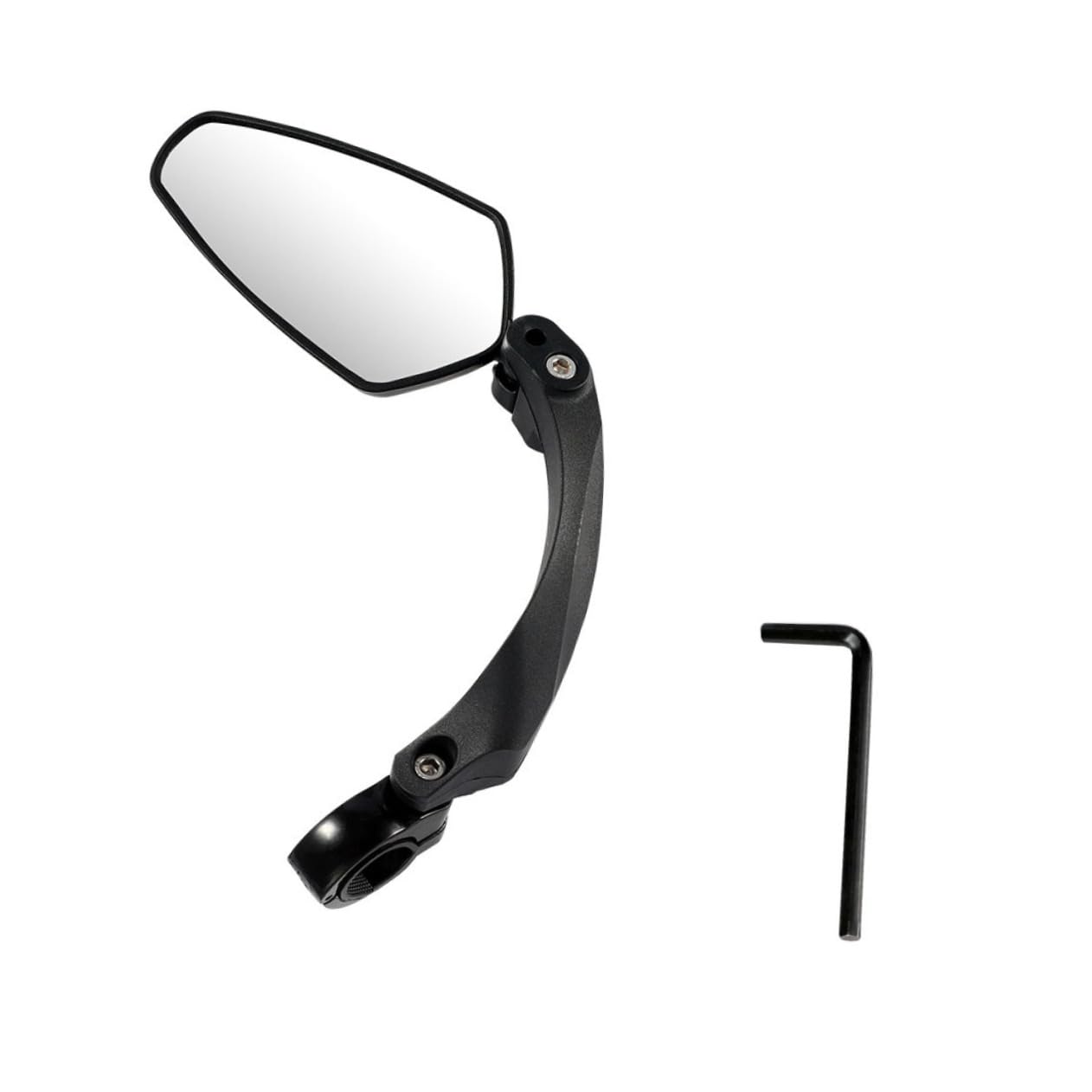 POPETPOP 1 Stück 360 Rückspiegel reflektorhalter bike accessories bike fitting bike mirror fahradzubehör Auto Seitenspiegel Moped-Roller drehbarer Fahrradspiegel Lenkerspiegel Glasspiegel von POPETPOP