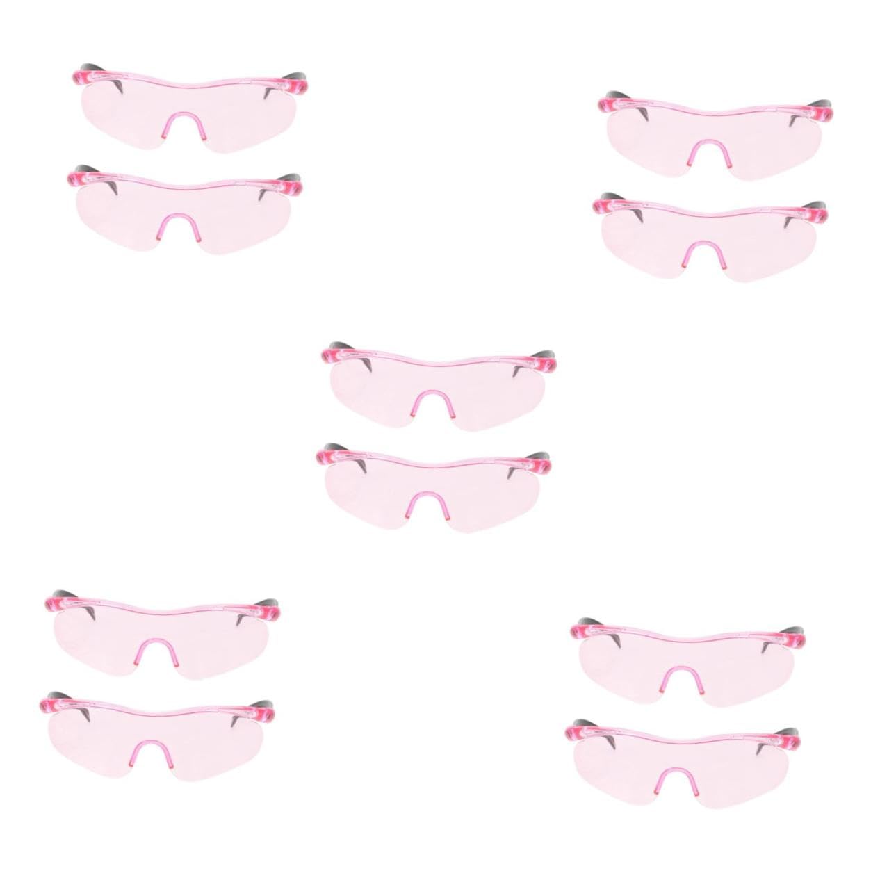 POPETPOP 3 Sätze Kinderbrillen Über Brille Schutzbrille Sicherheits-sonnenbrille Sicherheitsglas Schutzbrille Für Chemie Brille Schutzbrille Damen Rosa Pc-polycarbonat 2 Stück * 3 von POPETPOP