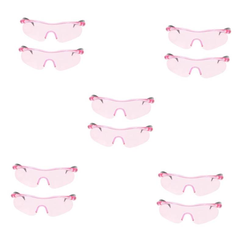 POPETPOP 3 Sätze Kinderbrillen Über Brille Schutzbrille Sicherheits-sonnenbrille Sicherheitsglas Schutzbrille Für Chemie Brille Schutzbrille Damen Rosa Pc-polycarbonat 2 Stück * 3 von POPETPOP