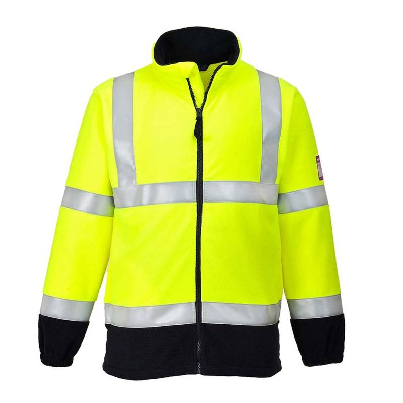 PORTWEST Bizflame Hi-Vis Fleece, colorYellow talla Medium von PORTWEST