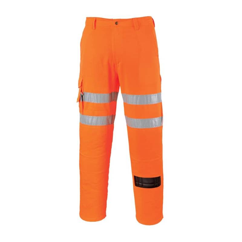 PORTWEST Rail Combat Trousers GORT, colorOrange talla Small von PORTWEST