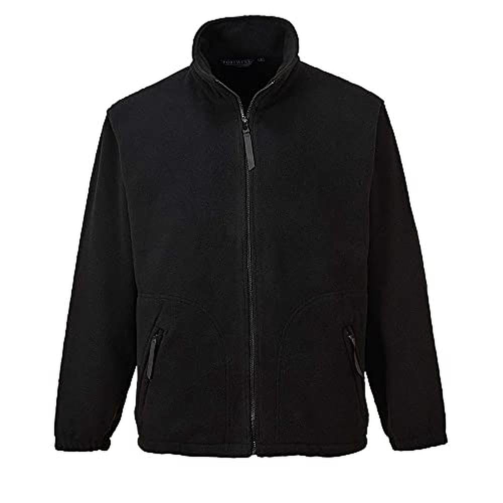 Portwest Argyll warme Fleecejacke, Größe: 5XL, Farbe: Schwarz, F400BKR5XL von PORTWEST