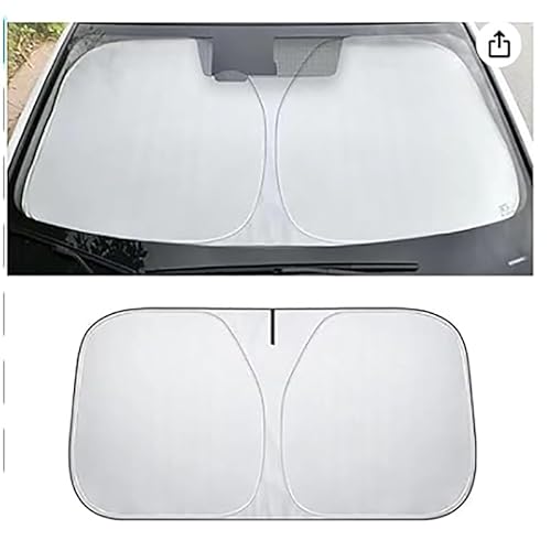Auto Sonnenschutz Frontscheibe, für Peugeot Rifter 2018-2022 UV-Schutz Sonnenschirm Wärmeisolierung Windschutzscheiben-Innenzubehör von POWEC