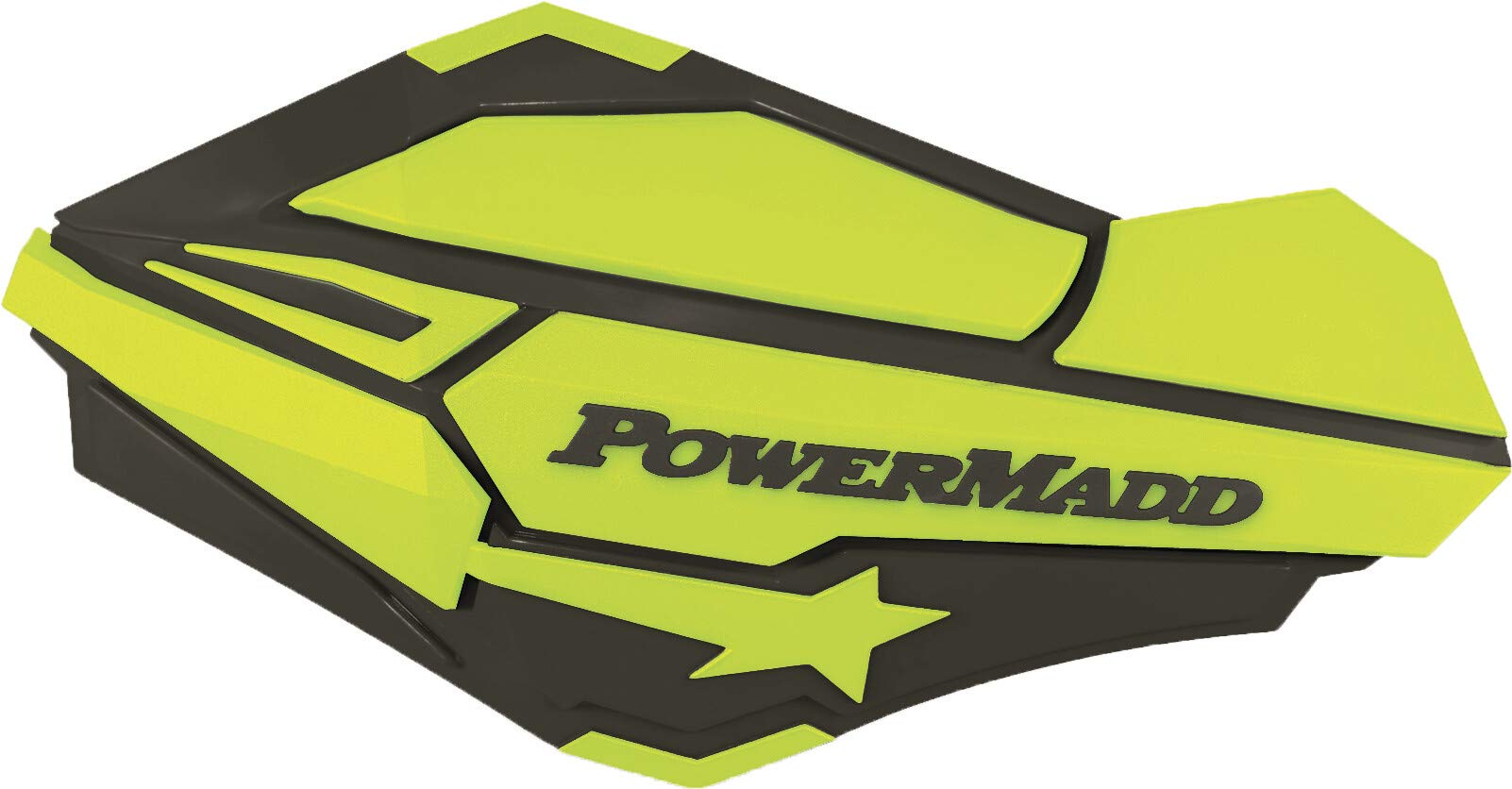 PowerMadd 34425 Handprotektoren, Anthrazit/HiViz, 2 Stück von POWERMADD