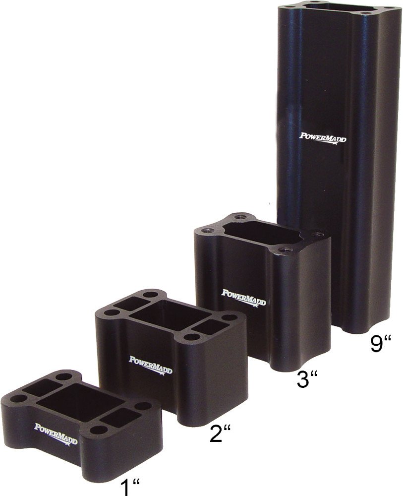 PowerMadd 45401 Universal-Verlängerungsblock, 2,5 cm, Schwarz von POWERMADD