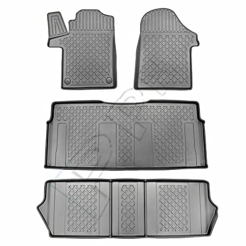 Premium 3D Gummifußmatten für V-Klasse (W447) ab 06.2014- mixto, Tourer + Tourer Base; Lang, Extra Lang, komplettes Set von PPH