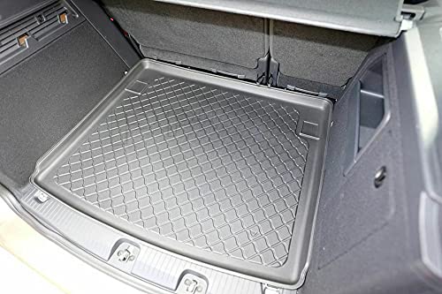 Premium Gummierte Kofferraumwanne passend für VW Caddy V Life, Style, Move, Kombi ab 11.2020- & für Ford Tourneo Connect III ab 05.2022-; 5 Sitzer von PPH