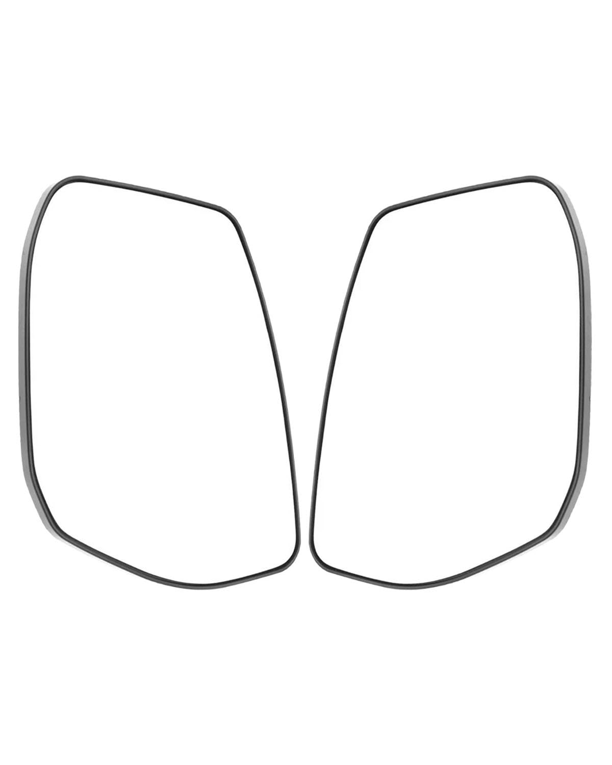 Außenspiegel Glas 1 Stück 2 Stücke Beheizte Auto Seite Spiegel Glas Rückspiegel Objektiv Links Rechts Für Altima Für Sentra 2013-2018 Umkehrlinse Rückfahrglas Spiegel(1 Pair) von PPLKHS