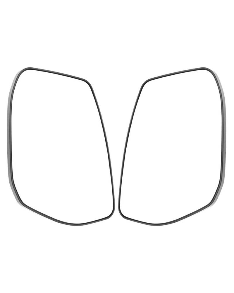 Außenspiegel Glas 1 Stück 2 Stücke Beheizte Auto Seite Spiegel Glas Rückspiegel Objektiv Links Rechts Für Altima Für Sentra 2013-2018 Umkehrlinse Rückfahrglas Spiegel(1 Pair) von PPLKHS