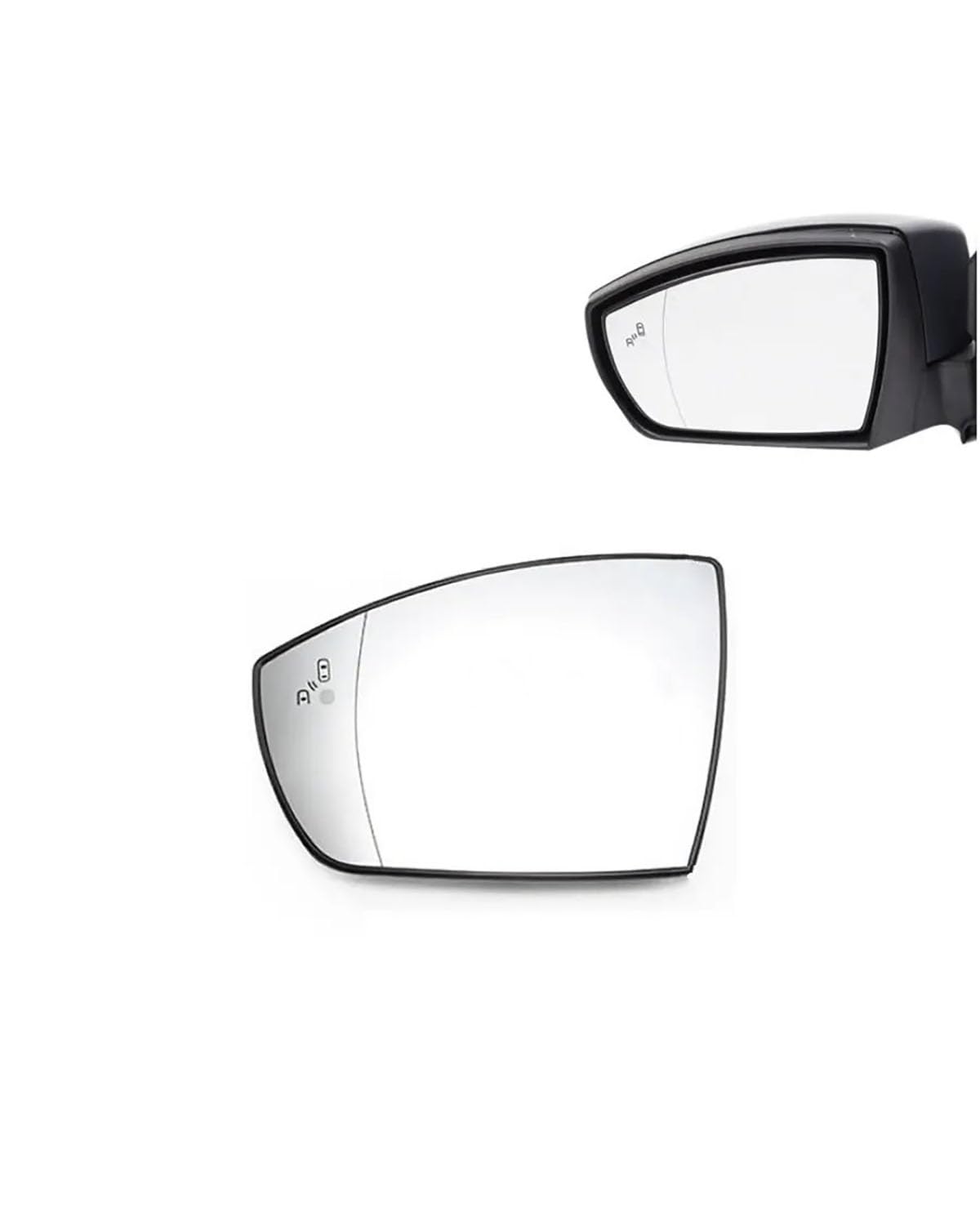 Außenspiegel Glas Für Ford 2013-2020 Ersatz Außenspiegel Reflektierende Linse Rückspiegelgläser Glas Mit Heizung Toter Winkel Umkehrlinse Rückfahrglas Spiegel(1PCS Left Side) von PPLKHS