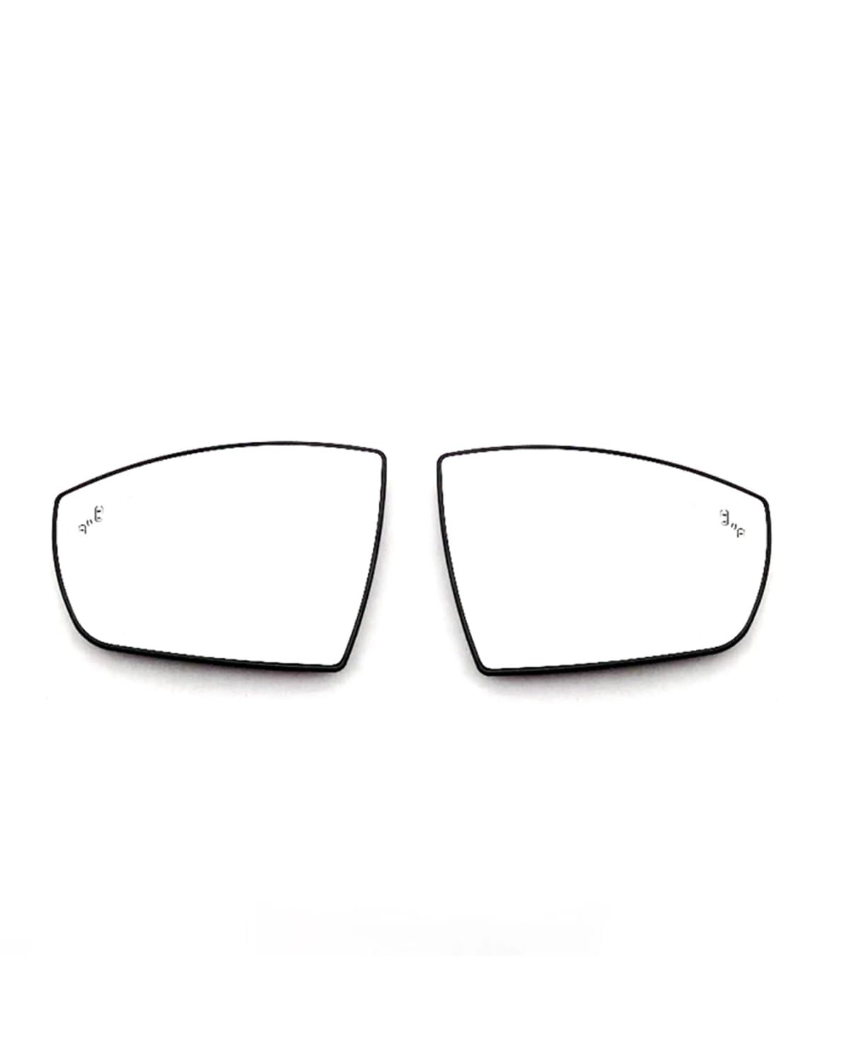 Außenspiegel Glas Reflektierende Linse Rückspiegellinse Glas, Nicht Beheizt, Mit Beheiztem Totwinkel-Assistent Für Ford 2013-2019 Umkehrlinse Rückfahrglas Spiegel(Blind Spot 1 Pair) von PPLKHS