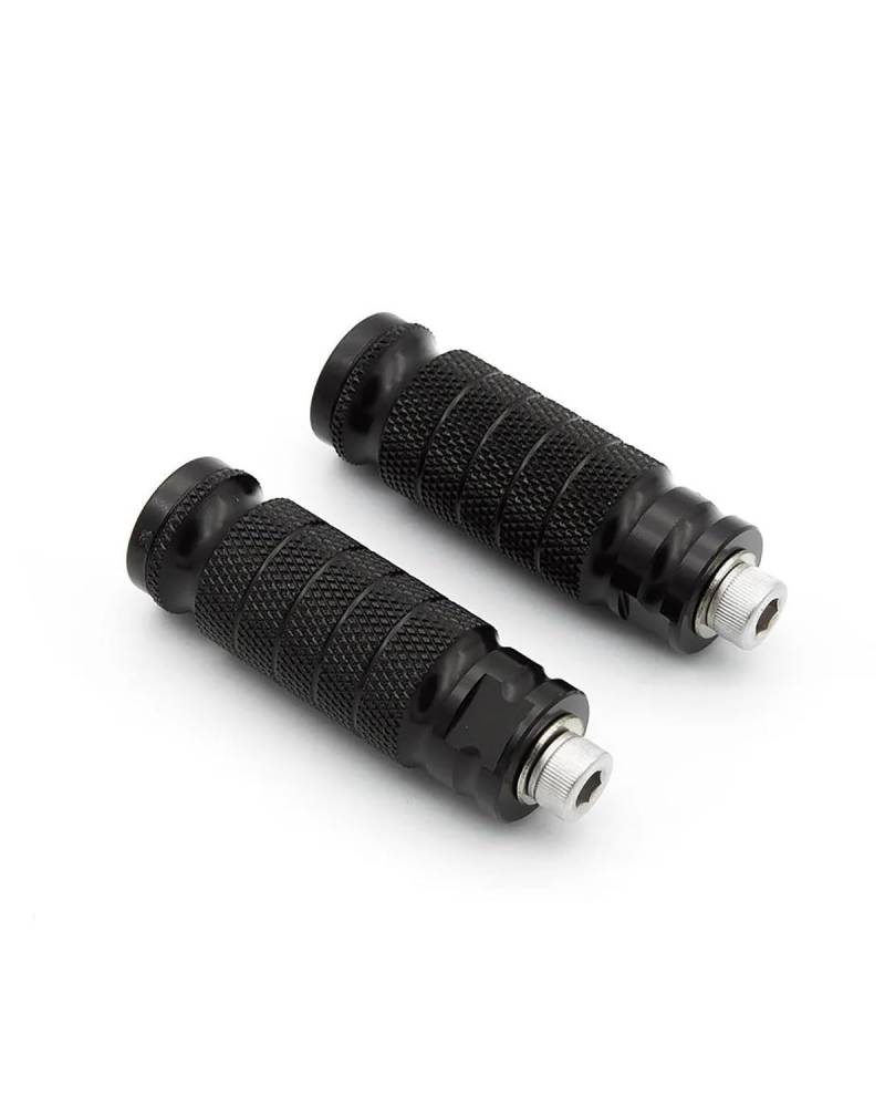 Fußrasten Pedale Auflager Für XSR700 2015-2018 Motorrad-Fußstütze, universell, 8 mm. Motorradpedal Fußraste(Black) von PPLKHS