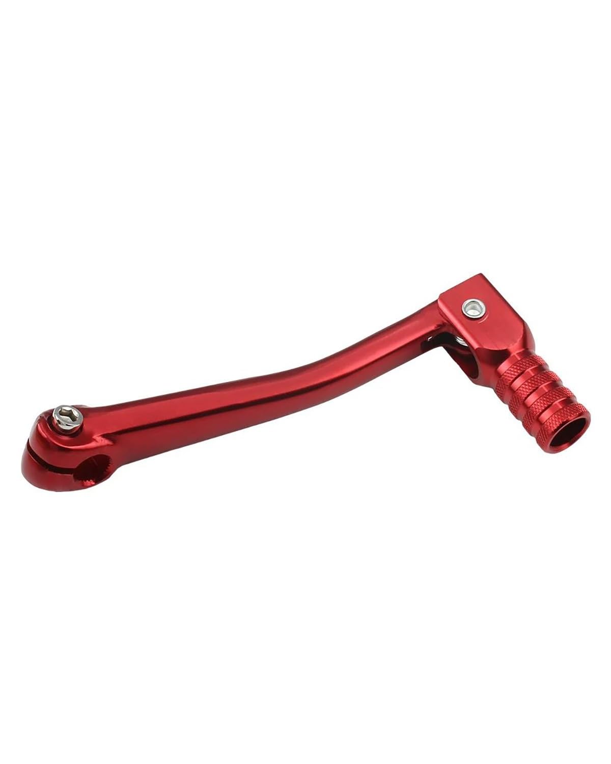 Fußrasten Pedale Auflager Motorrad Schalthebel Pedal CNC Aluminiumlegierung Klappbar für Zongshen NC250 Kurzwassergekühlter Motor für Offroad für Fahrzeug Motorradpedal Fußraste(Red) von PPLKHS