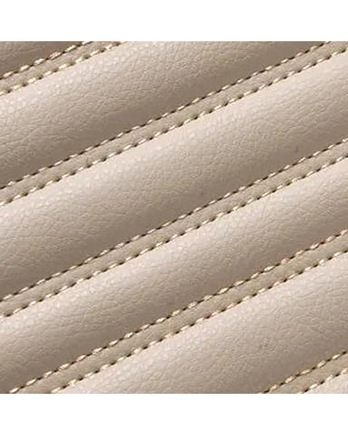 Kofferraummatte Für 308 2012-2013 Streifen Kofferraummatten Innendetails Autozubehör Teppich Kofferraumwanne Kofferraummatte Kofferraum Matte(Beige) von PPLKHS