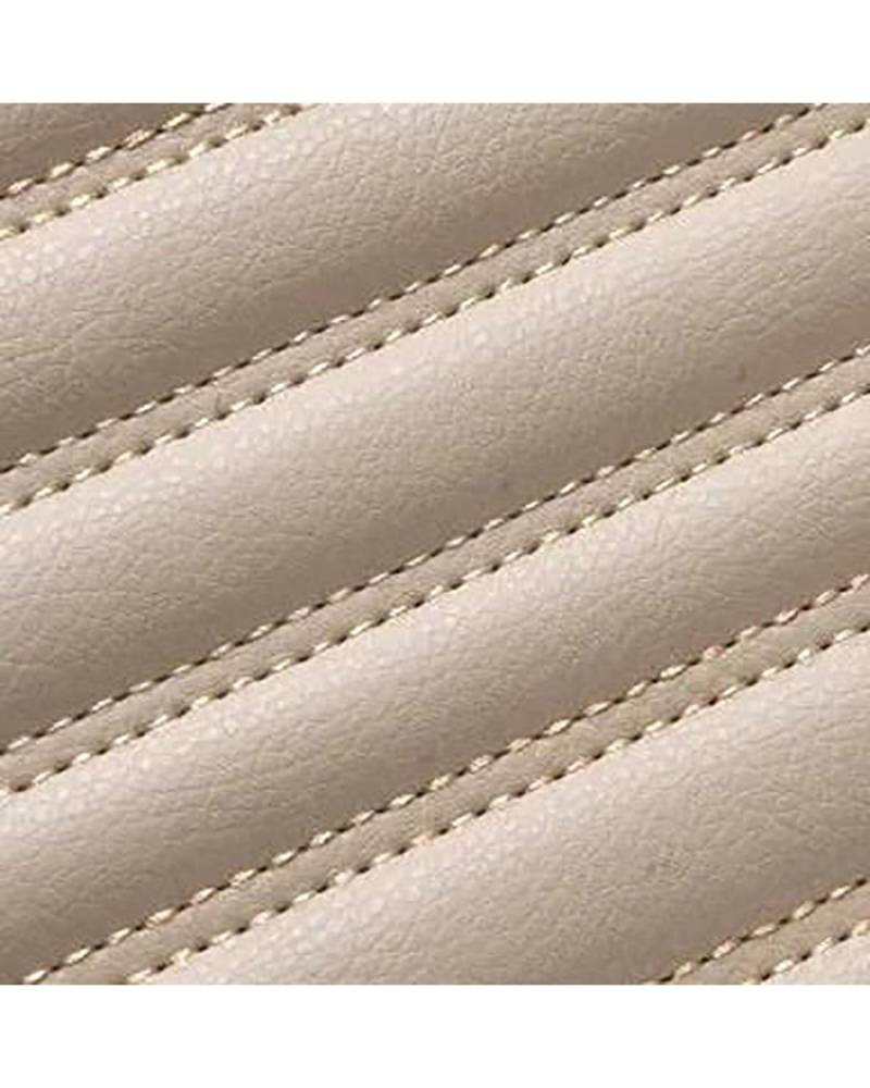 Kofferraummatte Für 308 2012-2013 Streifen Kofferraummatten Innendetails Autozubehör Teppich Kofferraumwanne Kofferraummatte Kofferraum Matte(Beige) von PPLKHS