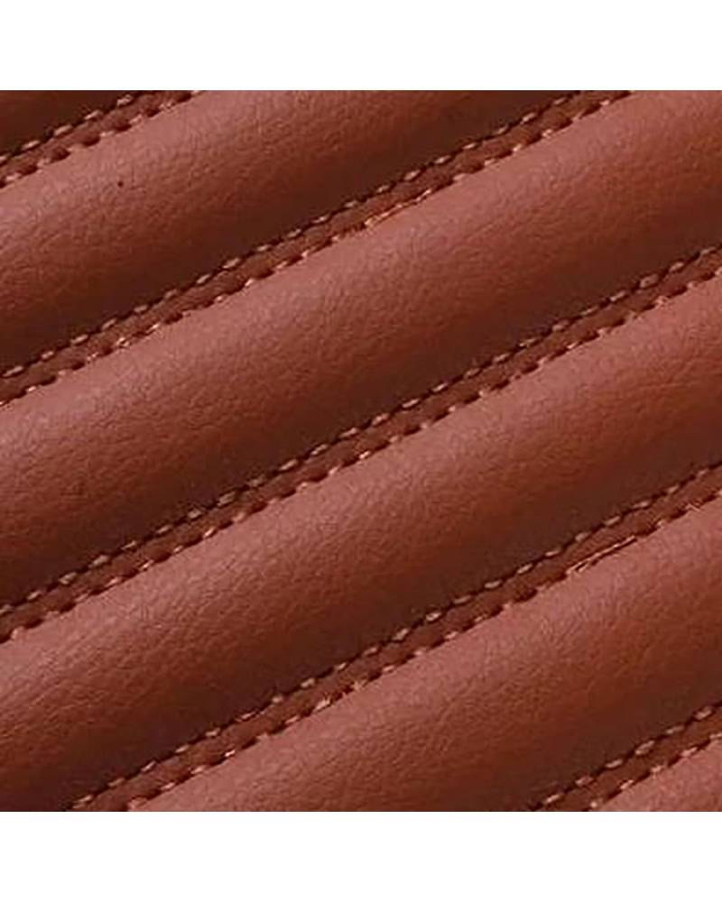 Kofferraummatte Für 308 2012-2013 Streifen Kofferraummatten Innendetails Autozubehör Teppich Kofferraumwanne Kofferraummatte Kofferraum Matte(Brown) von PPLKHS