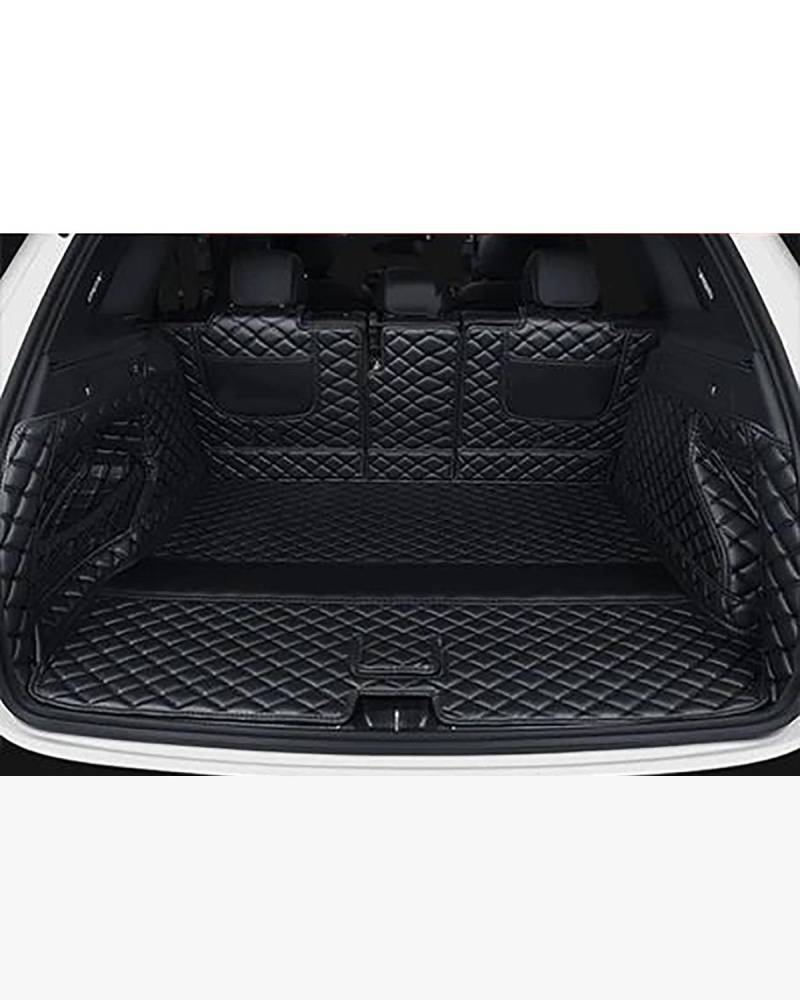 Kofferraummatte Für A7 2012 2013 2014 2015 2016 2017 2018 Synthetisches Material Kofferraum Matte Cargo-Liner Zubehör Innen Boot Kofferraum Matte(All Black) von PPLKHS