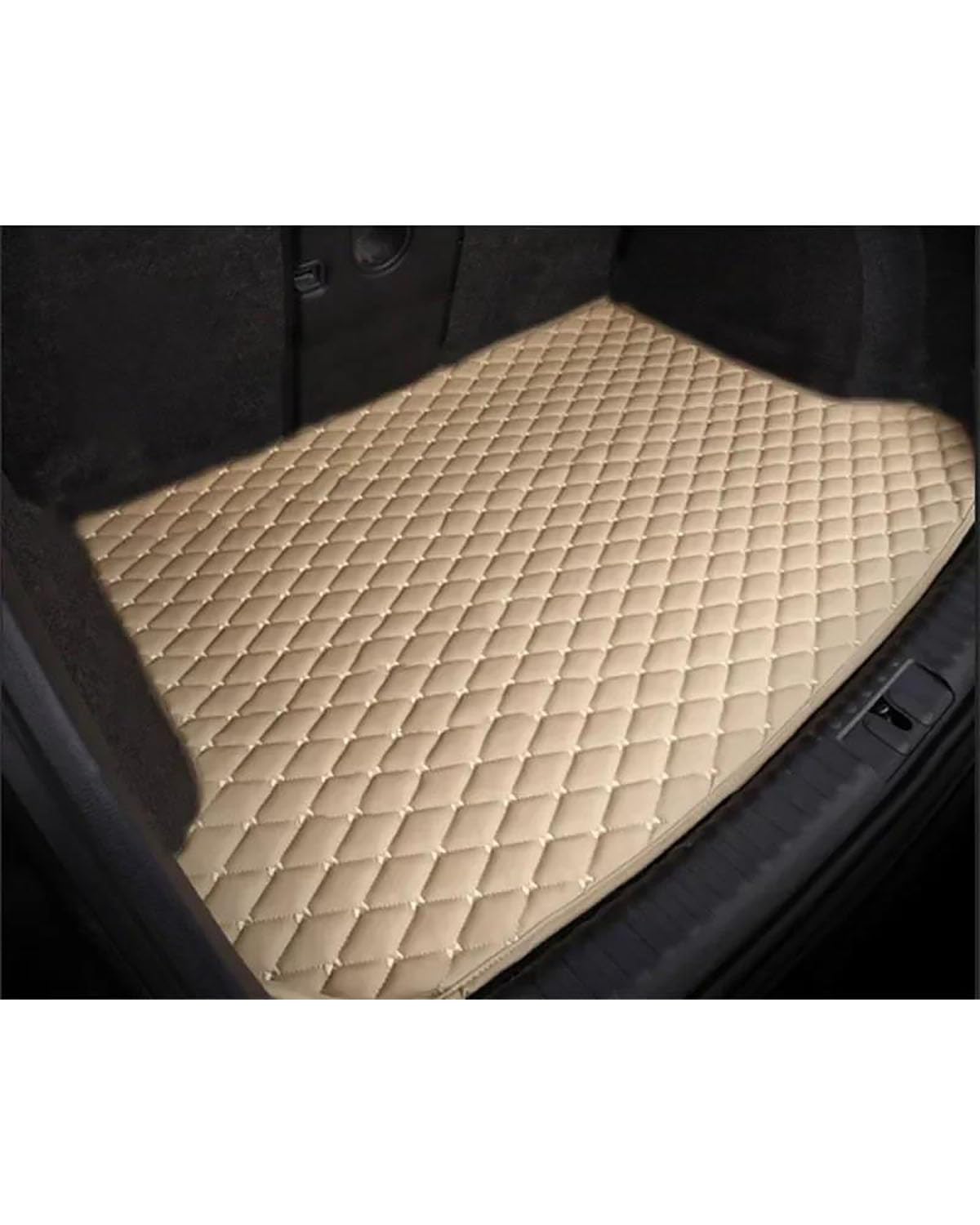 Kofferraummatte Für CR-V 2007-2011 Kofferraummatte Kofferraumwanne Vollständig Umgebene Kofferraummatte Hintere Frachtablage Autozubehör Kofferraum Matte(Beige) von PPLKHS