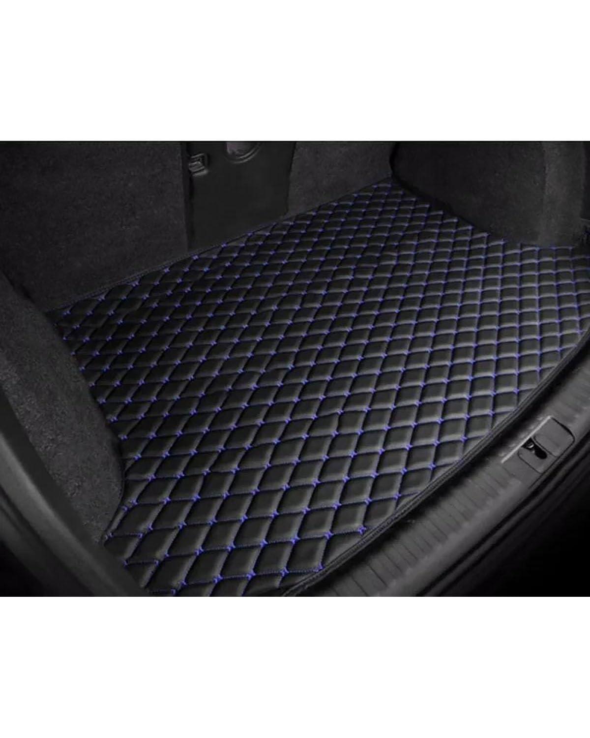 Kofferraummatte Für CR-V 2007-2011 Kofferraummatte Kofferraumwanne Vollständig Umgebene Kofferraummatte Hintere Frachtablage Autozubehör Kofferraum Matte(Black Blue) von PPLKHS