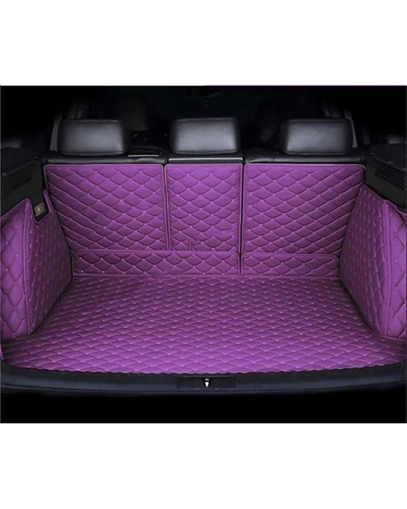 Kofferraummatte Für CR-V 2007-2011 Kofferraummatte Kofferraumwanne Vollständig Umgebene Kofferraummatte Hintere Frachtablage Autozubehör Kofferraum Matte(Full Cover Purple) von PPLKHS