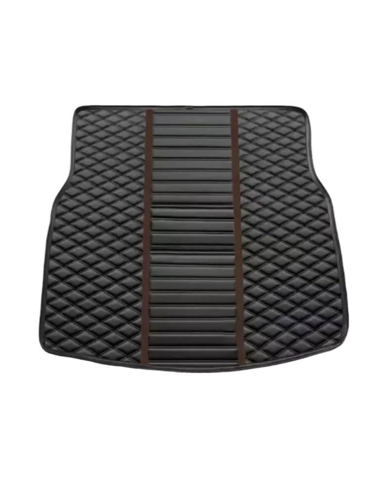 Kofferraummatte Für CX-7 2010-2016 Spleißen Materialien Kofferraum Matte Zubehör Innen Details Auto Kofferraum Liner Boot Liner Kofferraum Matte(Black and Coffee) von PPLKHS