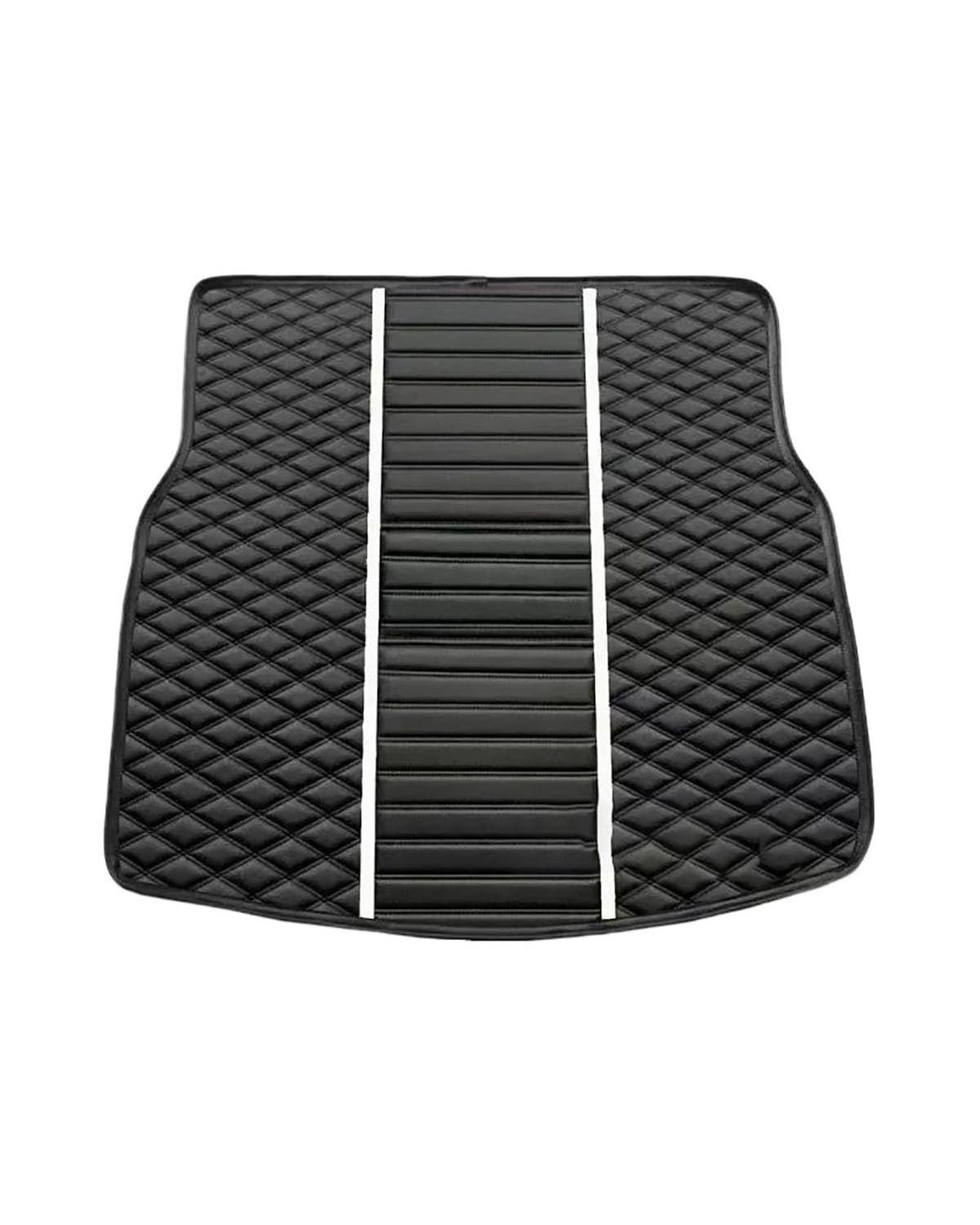 Kofferraummatte Für CX-7 2010-2016 Spleißen Materialien Kofferraum Matte Zubehör Innen Details Auto Kofferraum Liner Boot Liner Kofferraum Matte(Black and White) von PPLKHS