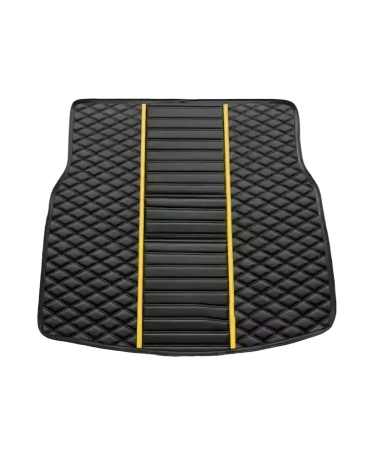 Kofferraummatte Für CX-7 2010-2016 Spleißen Materialien Kofferraum Matte Zubehör Innen Details Auto Kofferraum Liner Boot Liner Kofferraum Matte(Black and Yellow) von PPLKHS