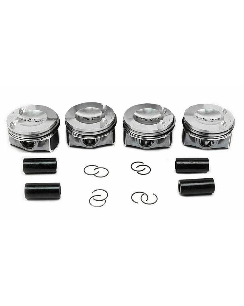 Piston moteur Für A4 Für A5 Für Q3 Für Q5 TT 2.0 T 06H107065DM 06H107065DD 06H198151C 06H107065BH 4 Stücke Kolben Ringe Set 23mm Piston Avec Bague von PPLKHS