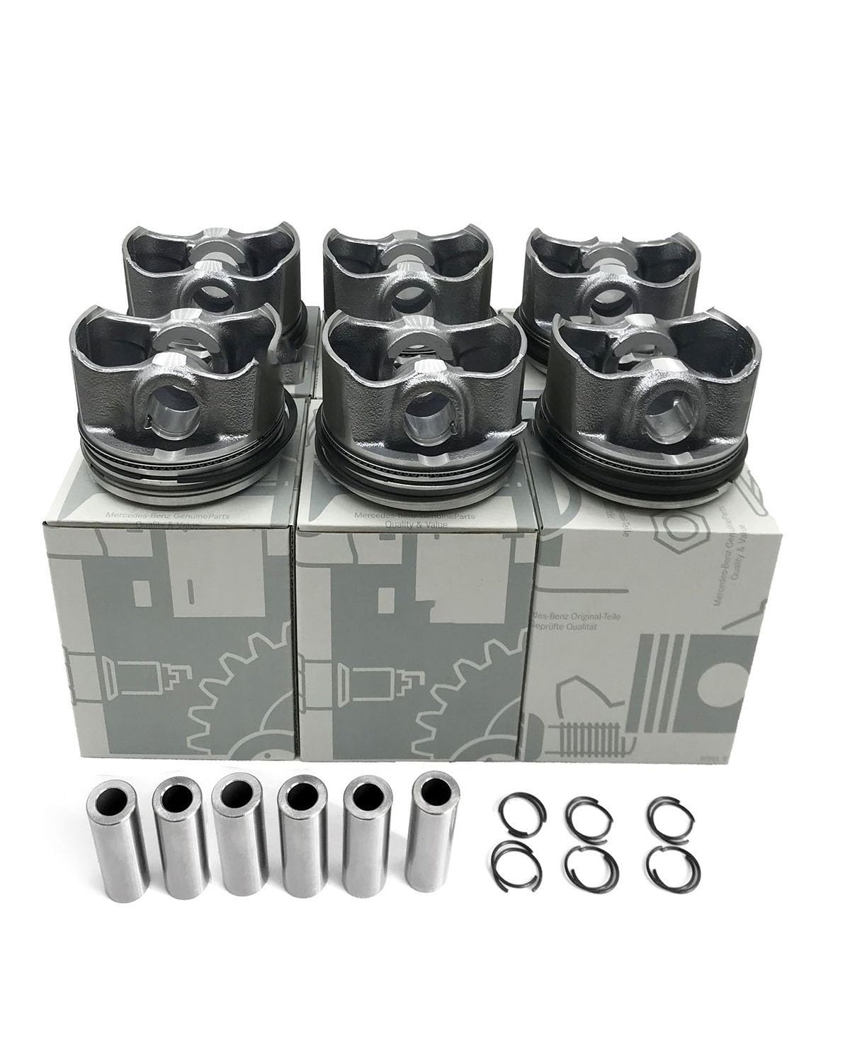 Piston moteur Geeignet Für Benz Für 272 Für 2,5 Für M271 Für 940 Für C230 Motorkolben Mit Ringbaugruppe Piston Avec Bague von PPLKHS