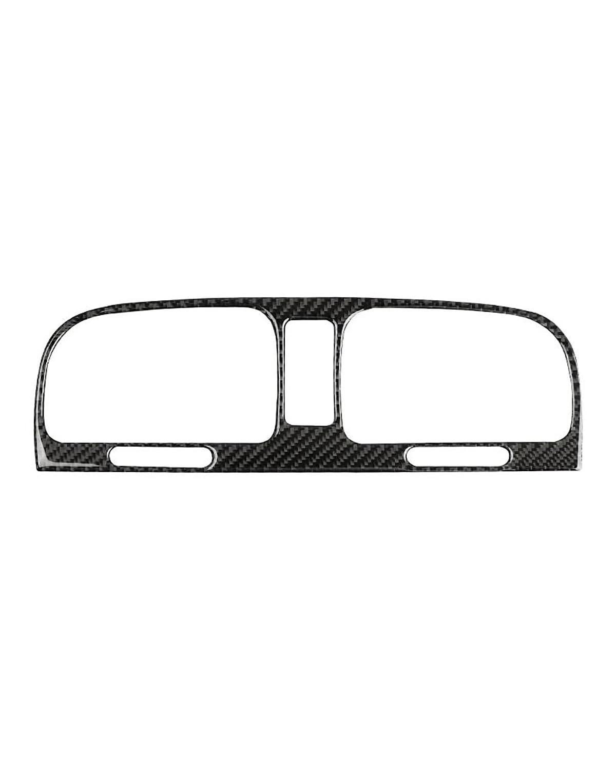 Verkleidung der Konsolenverkleidung Für Golf 6 Für GTI R MK6 2008-2012 Carbon Fiber Innen Mittel Air Vent Rahmen Dekoration Aufkleber Trim Auto Zubehör(RED) von PPLKHS