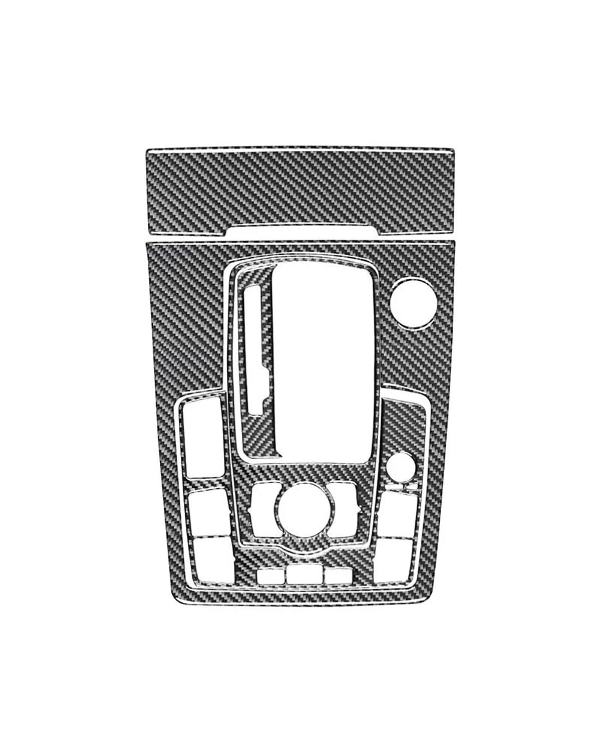 Verkleidung der Konsolenverkleidung Für Q7 2007-2015 Autozubehör Carbon Fiber Innenausstattung Auto Gangschaltung Bedienfeld Dekoration Aufkleber Abdeckung Zierrahmen(A Set,for Right-Hand Drive) von PPLKHS