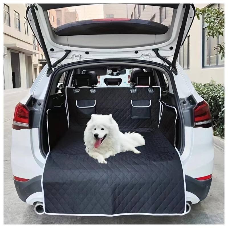 PPLKLKJ Kofferraumschutz für Hunde, Für Nissan Leaf Mk2. rutschfest wasserdicht maschinenwaschbar mit zwei Aufbewahrungstaschen von PPLKLKJ