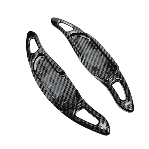 PPTC 2 Stücke Lenkrad Schaltwippen für DARGO 2021 2022,Schaltwippen Verlängerung Lenkradschaltung Paddle,A/Carbon Fiber Pattern-Black von PPTC