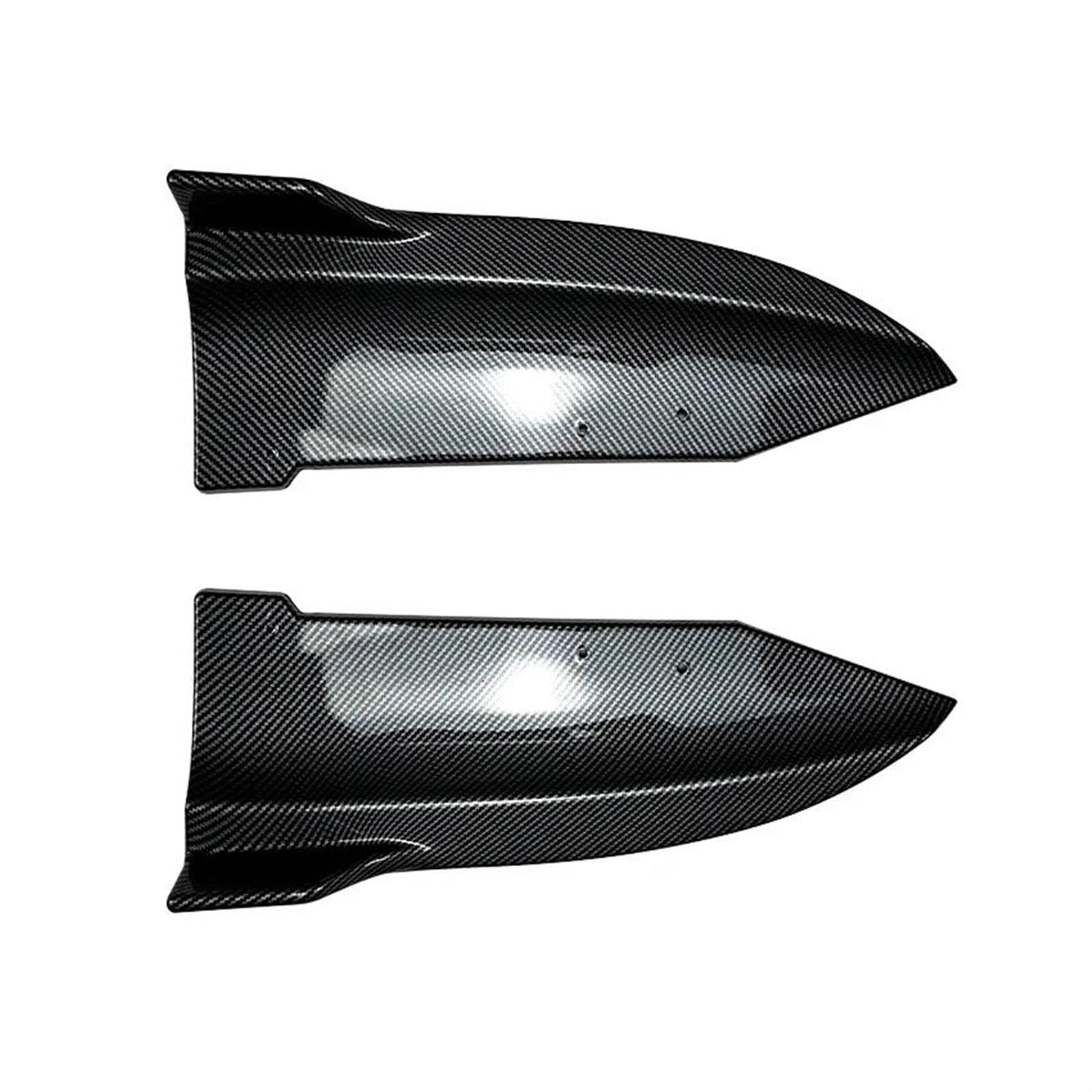 Auto Heckspoiler Carbon Look/Glänzend Schwarz Auto Hintere Stoßstange Lip Seite Rock Splitter Spoiler Lippen Flügel Trim Für X6 G06 2020 2021 2022 Auto Schwanz Spoiler (Farbe : Carbon Look) von PPUMP