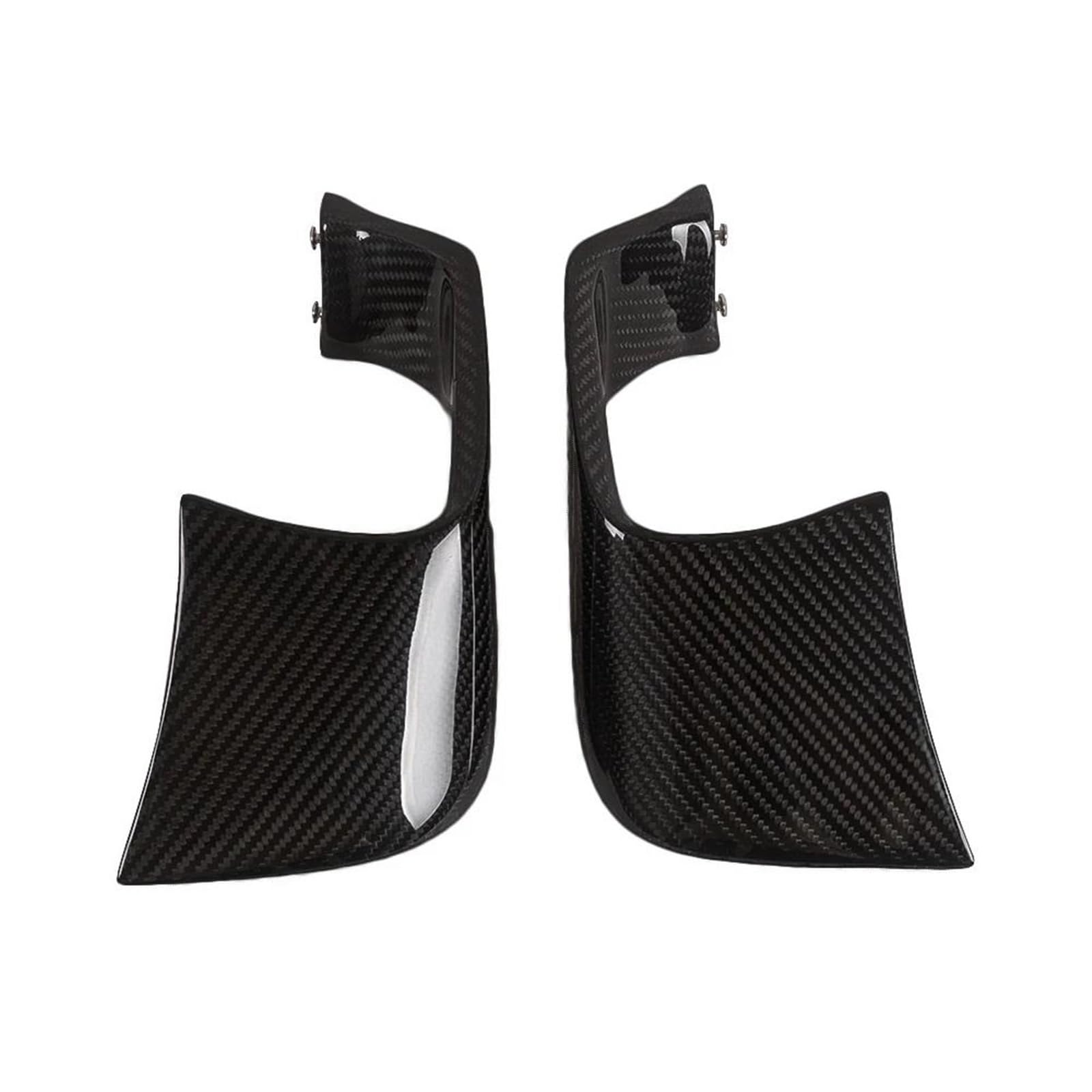 Motorrad Seitenspoiler Für Ya&ma&ha Für R1 R1M 2015-2022 2023 Carbon Fiber Gloss Motorrad Winglets Flügel Kit Spoiler Air Deflektor Seite Aerodynamische Motorrad Winglet Abdeckung Passend(Gloss) von PPWIALL