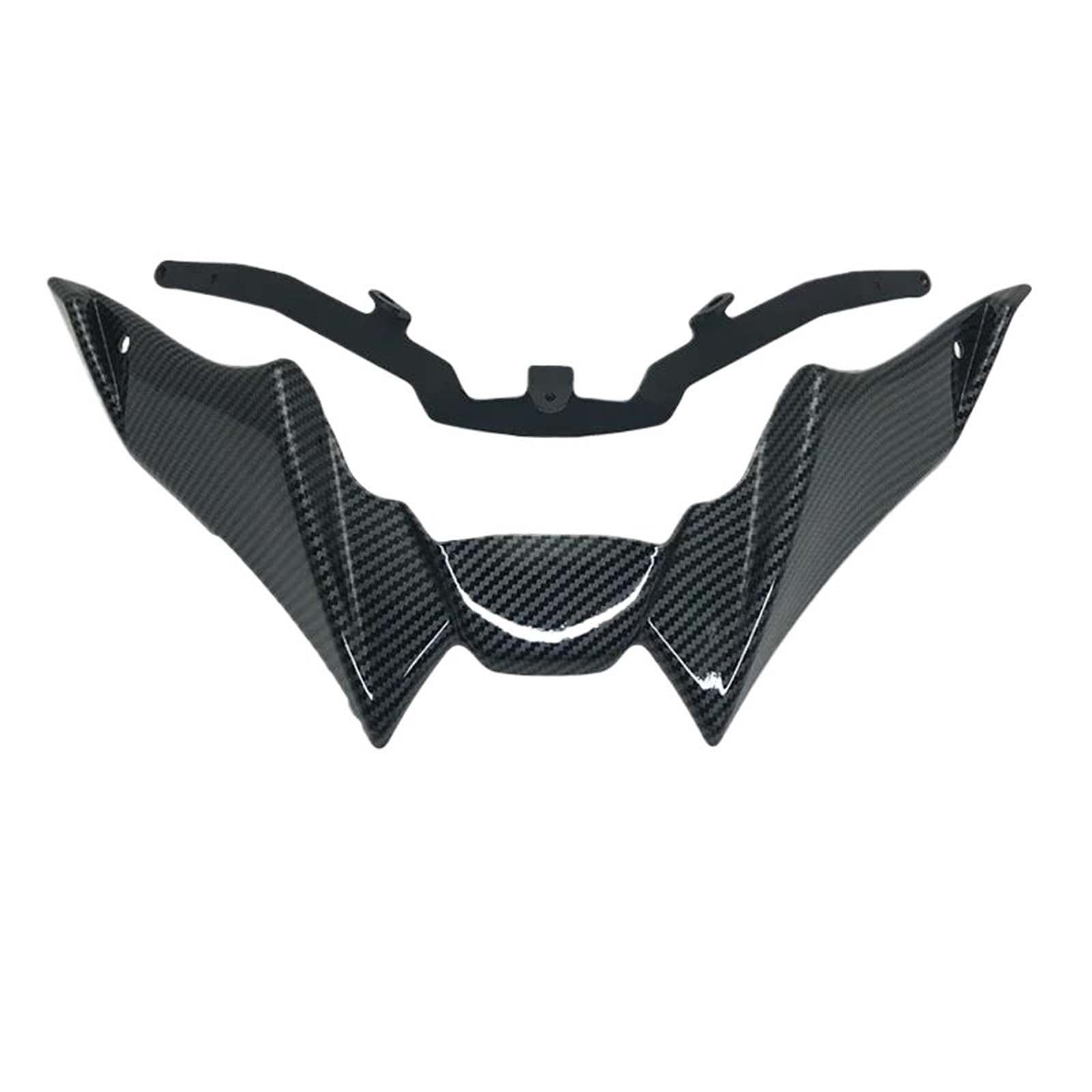 Motorrad Winglet Abdeckung Passend Für Ya&ma&ha Für MT09SP 2021-2023 Motorrad Vorderrad Kotflügel Schnabel Nase Kegel Verlängerung Extender Gugel Spoiler Abdeckung Aerodynamischer FlüGel Kit(2) von PPWIALL