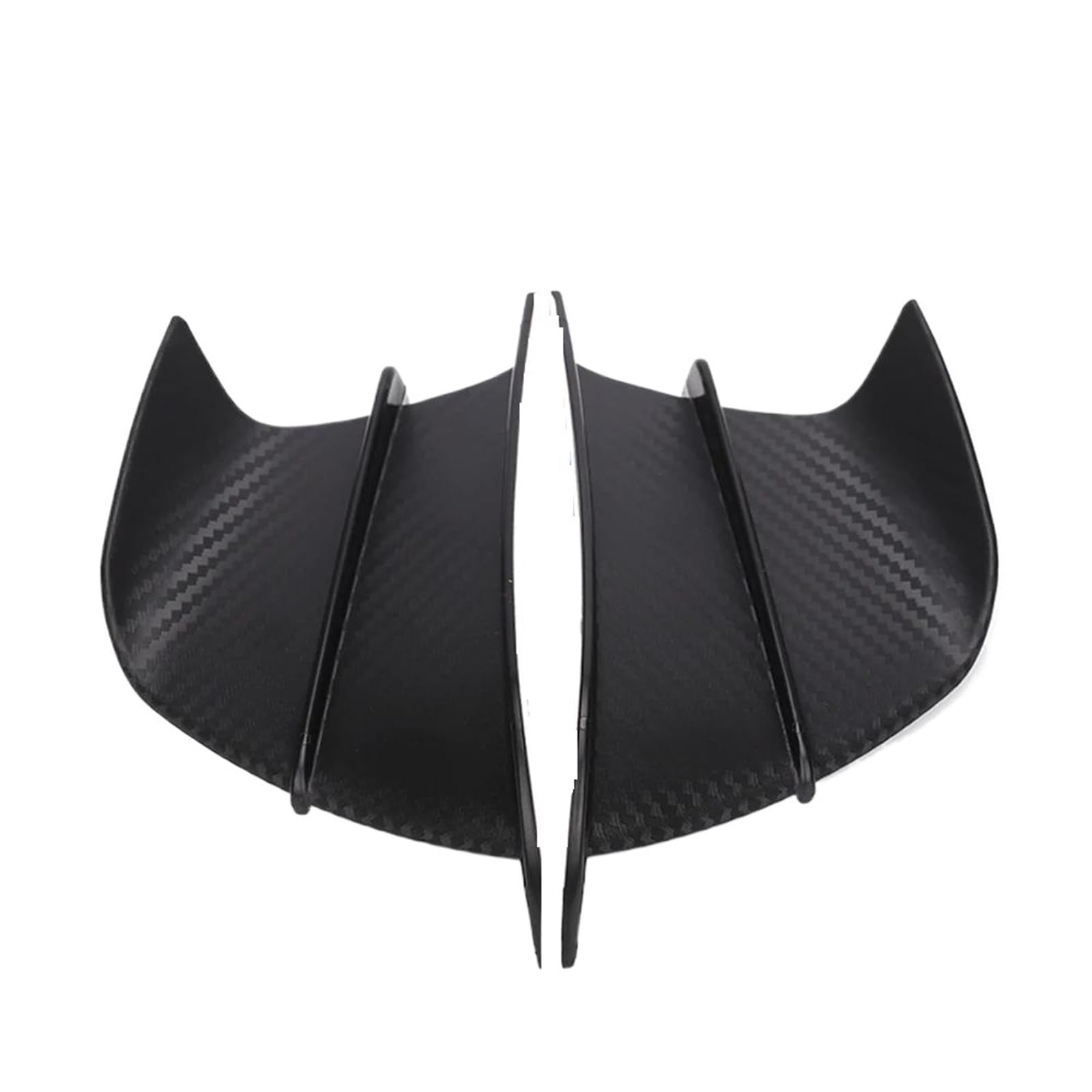 Motorrad Winglet Abdeckung Passend Motorrad Winglet Aerodynamischer Flügelsatz Spoiler Für Kawasaki Für N-ja 125 Z125 Z250SL 250R 300R Z300 400 Z400 400R KLX250 GTR1400 Aerodynamischer FlüGel Kit(3) von PPWIALL